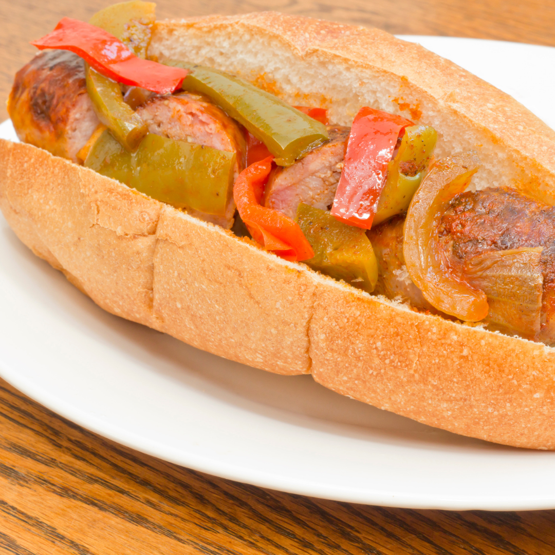 Grilled Sausage And Pepper Sandwich Recipe Burn Pit Bbq