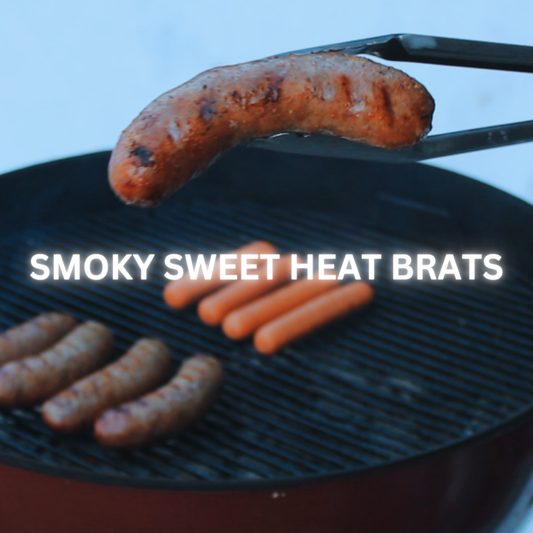 Smoky Sweet Heat Brats On A Grill