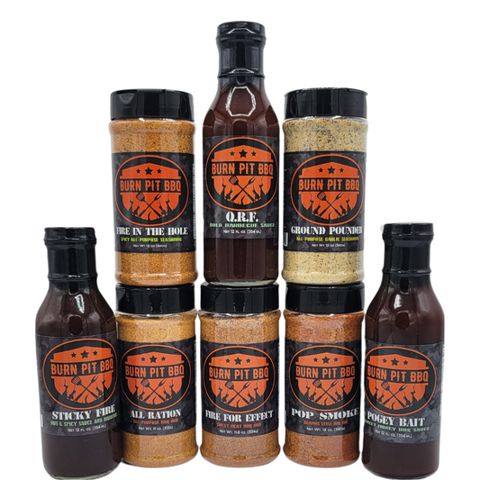 Patriot Pack Bundle – 3 Sauces, BBQ Garlic & Burn Pit BBQ Sauce