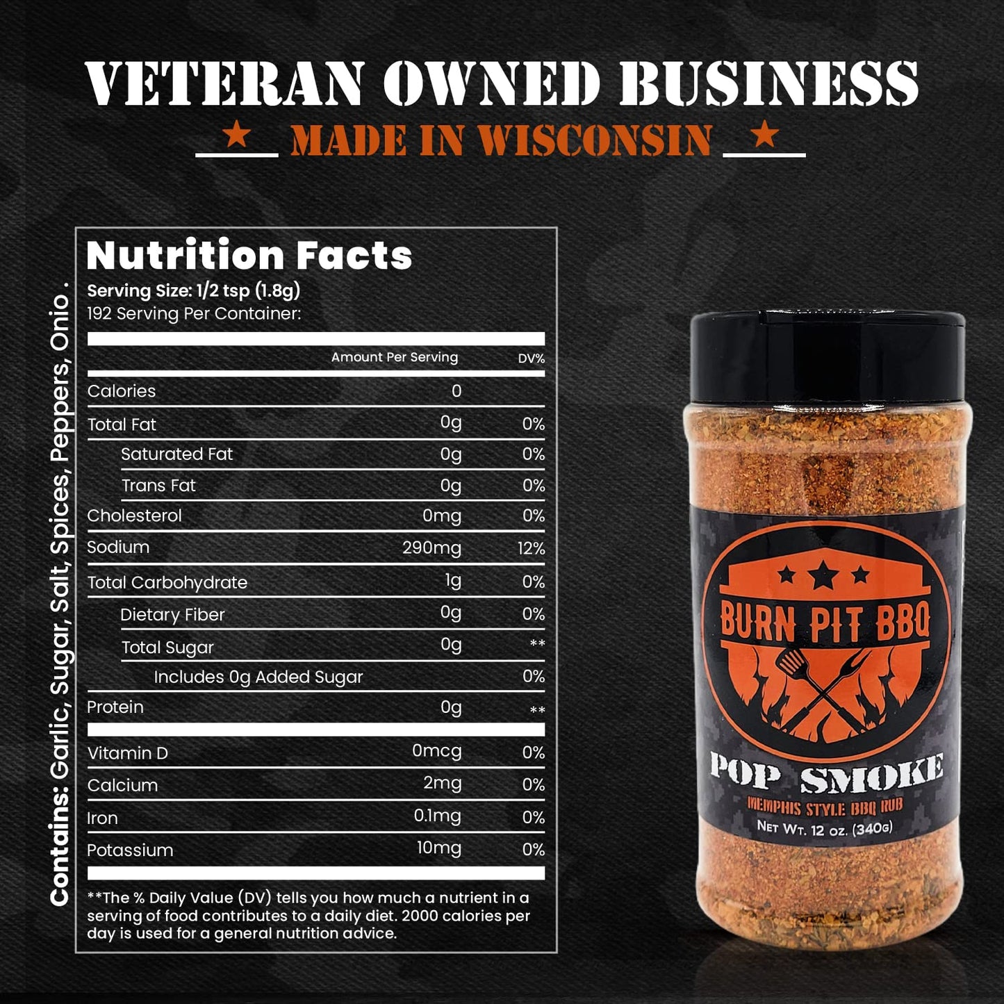 Burn Pit BBQ 3-Pack Gift Box, Memphis Style BBQ Rub, Fire For Effect Sweet Heat Rub, and All Ration All-Purpose BBQ Seasoning, 3 Count Variety Pack