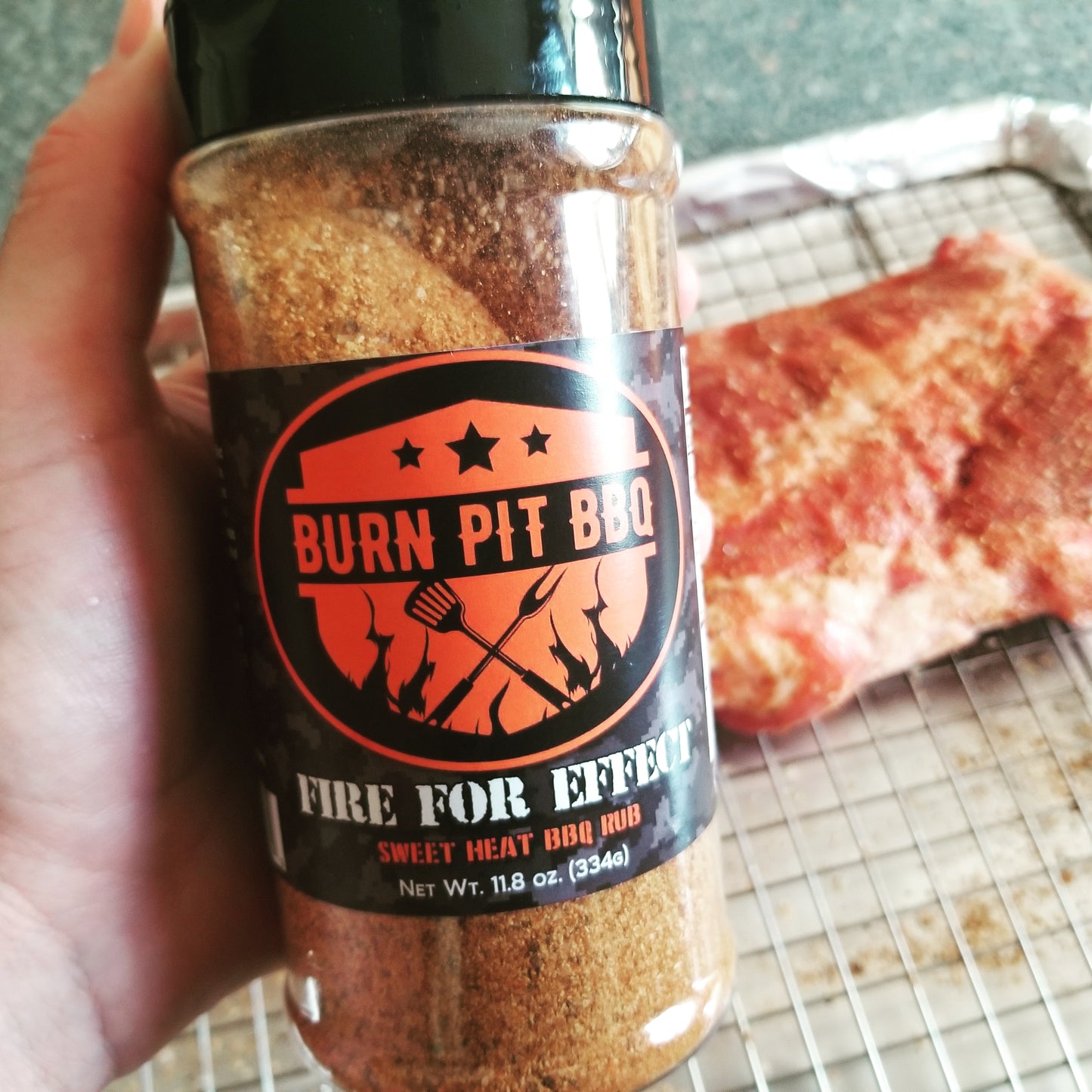 Fire For Effect Sweet Heat BBQ Rub – Sweet Heat Dry Rub for Pork & More