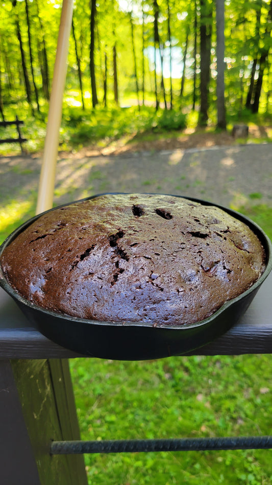 Smoked Cherry Bourbon Brownie