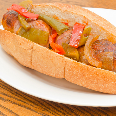 Grilled Sausage and Pepper Sandwich Recipe
