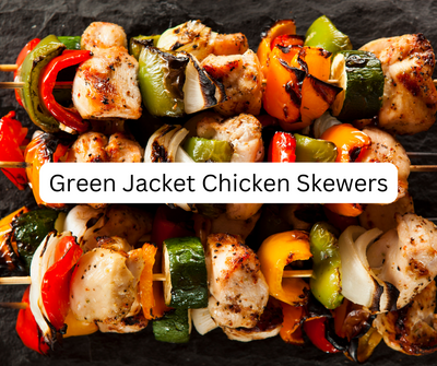 Green Jacket Chicken Skewers Recipe