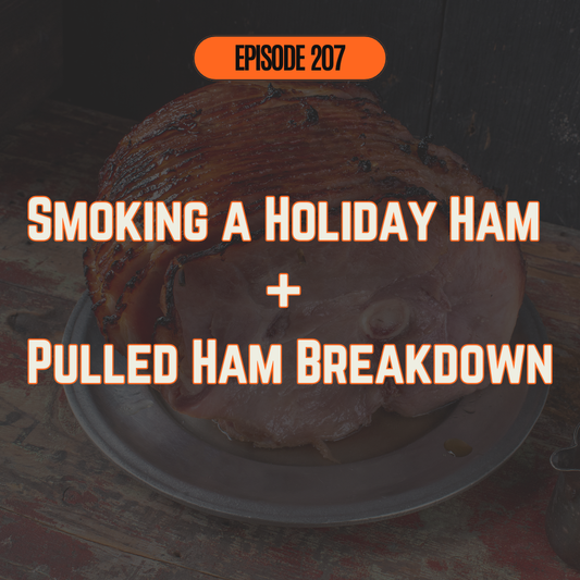 Smoking a Holiday Ham + Pulled Ham Breakdown
