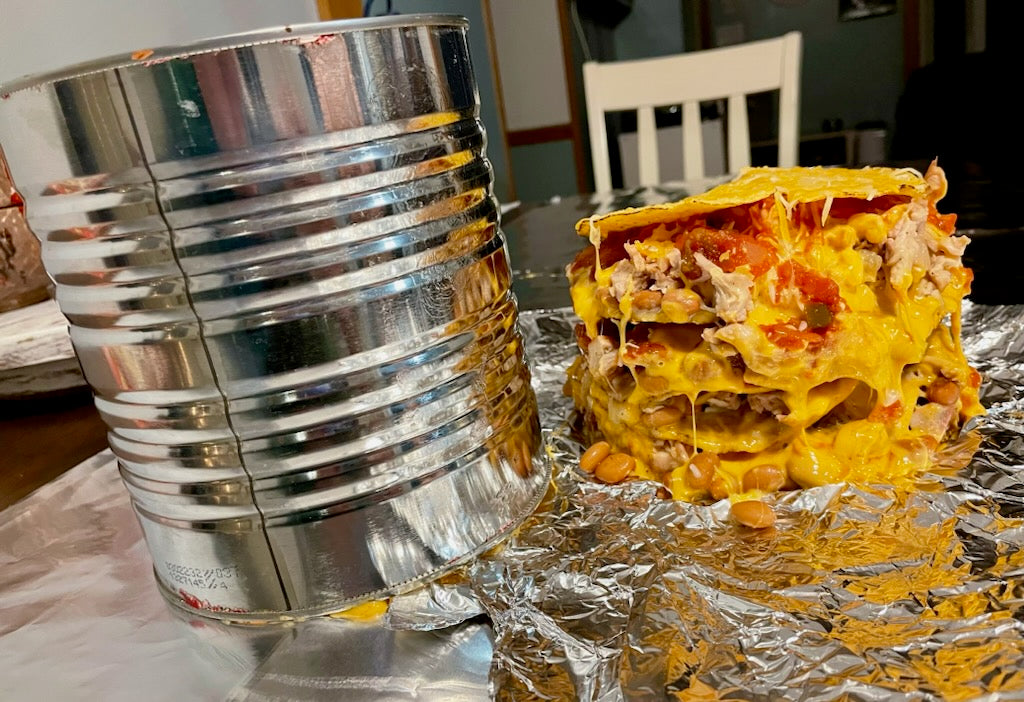 Grilled Trash Can Nachos