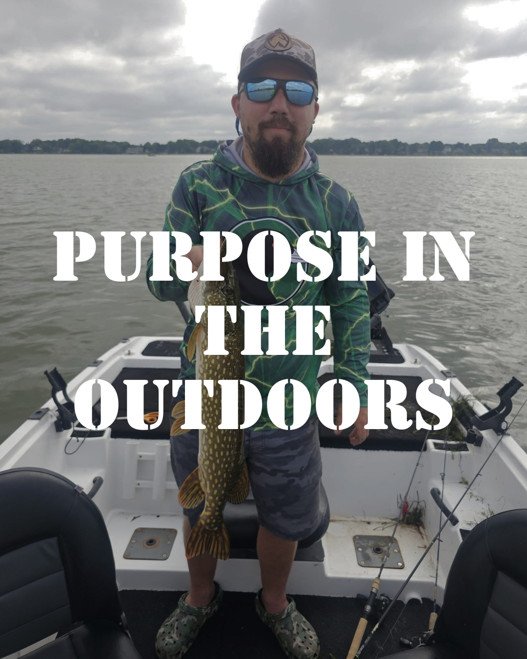 Alex Dvorak In Boat With Fish