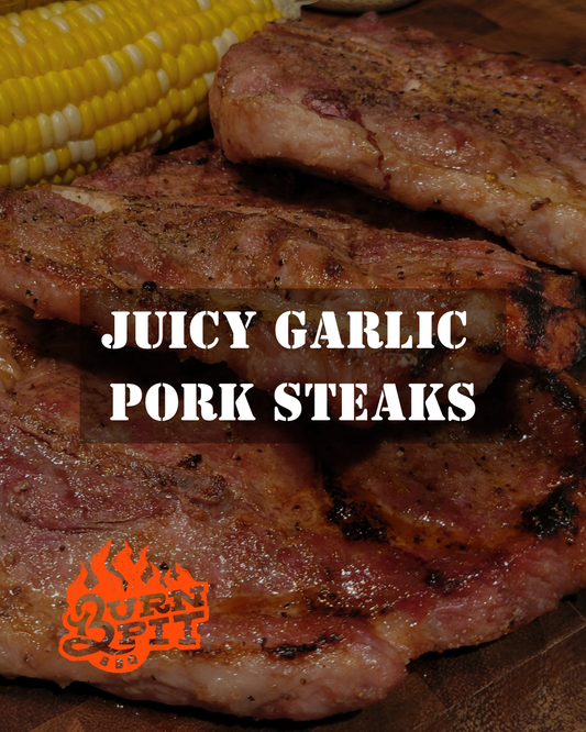 Juicy Garlic Pork Steaks Cover Photo