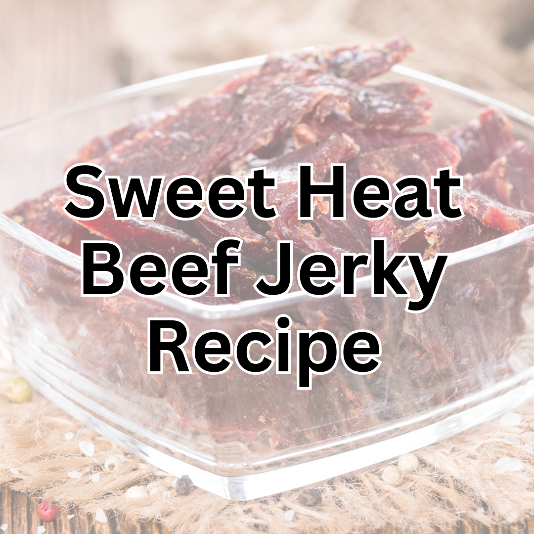 Sweet Heat Beef Jerky Recipe Cover Photo
