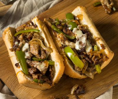 Blade Roast Grilled Philly Cheesesteaks