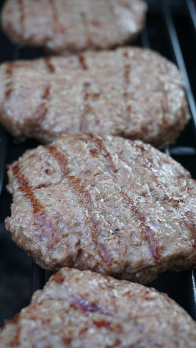 Cheese-Stuffed Burgers on the Grill