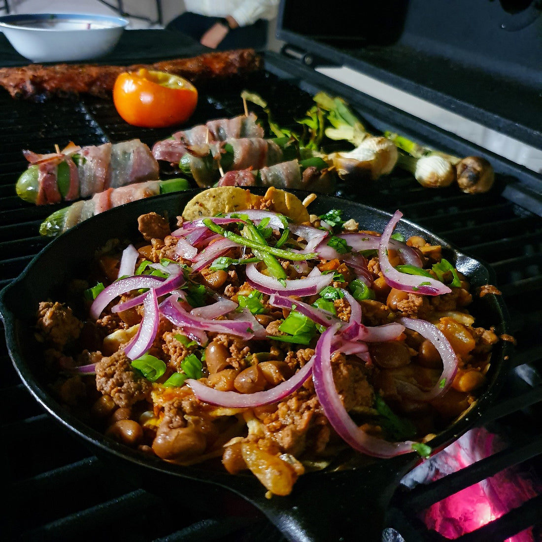 Campfire Chicken Nachos Recipe