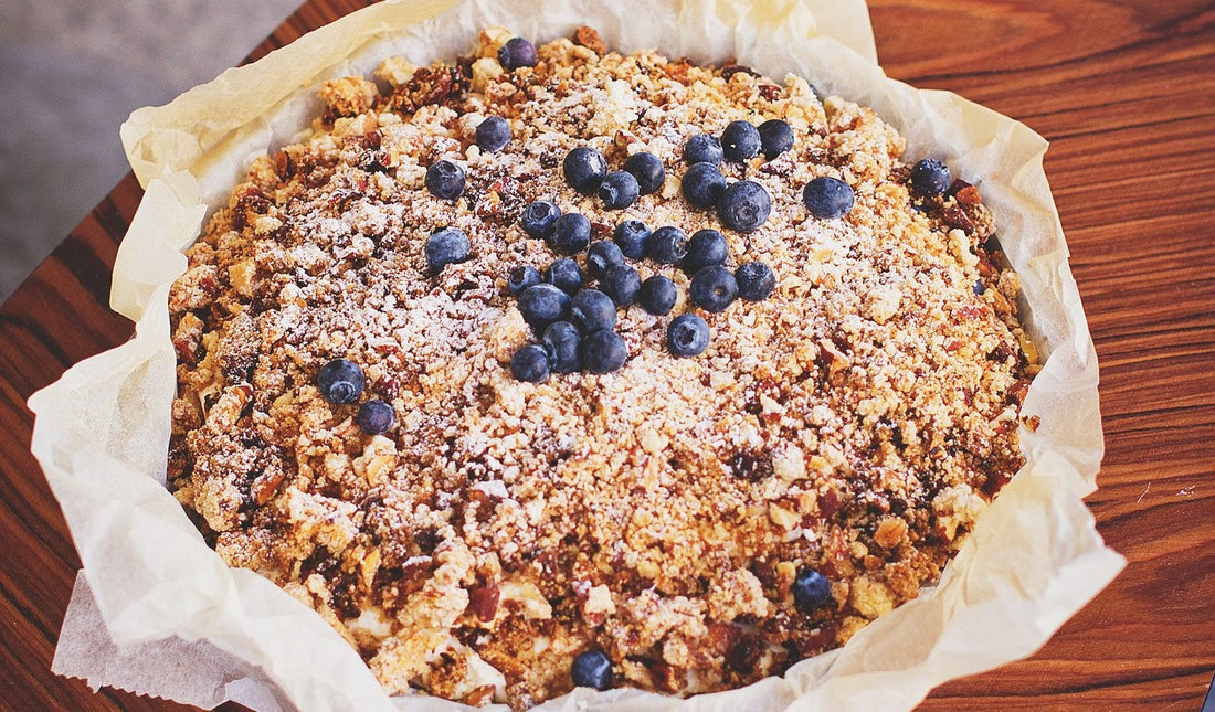 Smoked Blueberry Crumble!