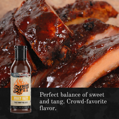 Pogey Bait Sweet Honey BBQ Sauce – Sweet, Sticky, All-Purpose Honey BBQ Flavor