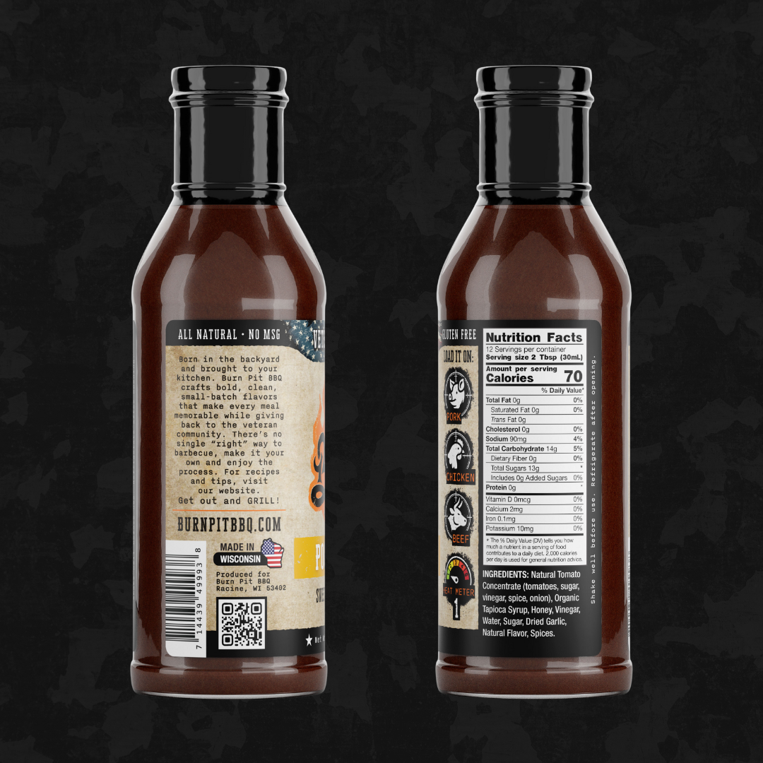 Pogey Bait Sweet Honey BBQ Sauce – Sweet, Sticky, All-Purpose Honey BBQ Flavor