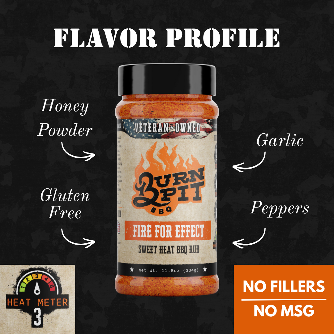 Fire For Effect – Sweet Heat BBQ Rub