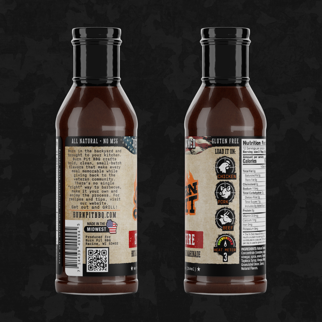 Sticky Fire Spicy BBQ Sauce & Marinade