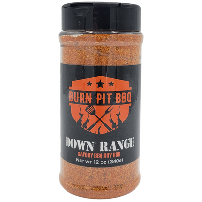 Down Range Savory BBQ Rub Front View