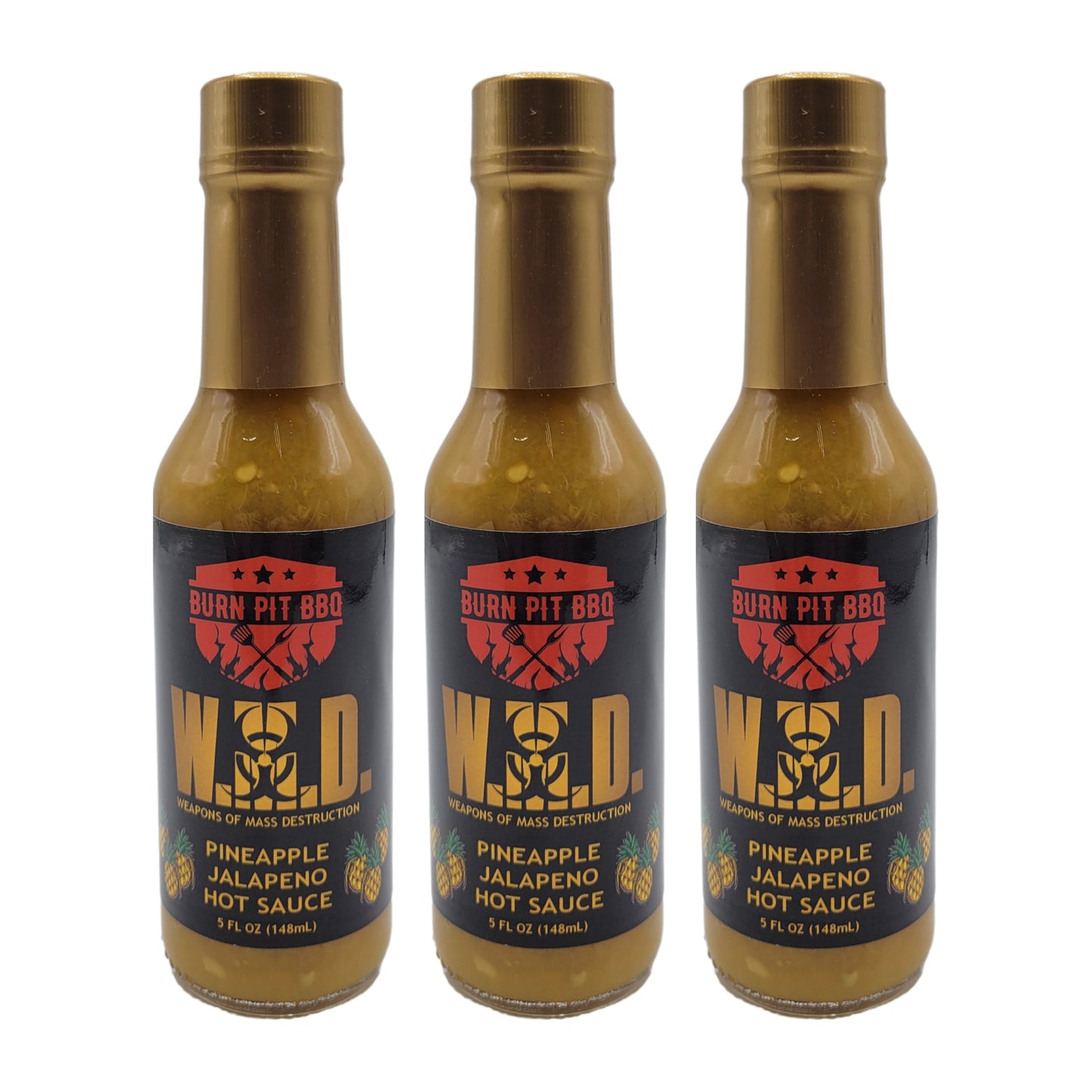 W.M.D. Pineapple Jalapeno Hot Sauce