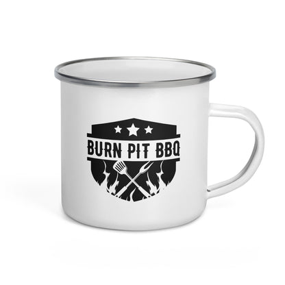 Burn Pit BBQ Enamel Mug