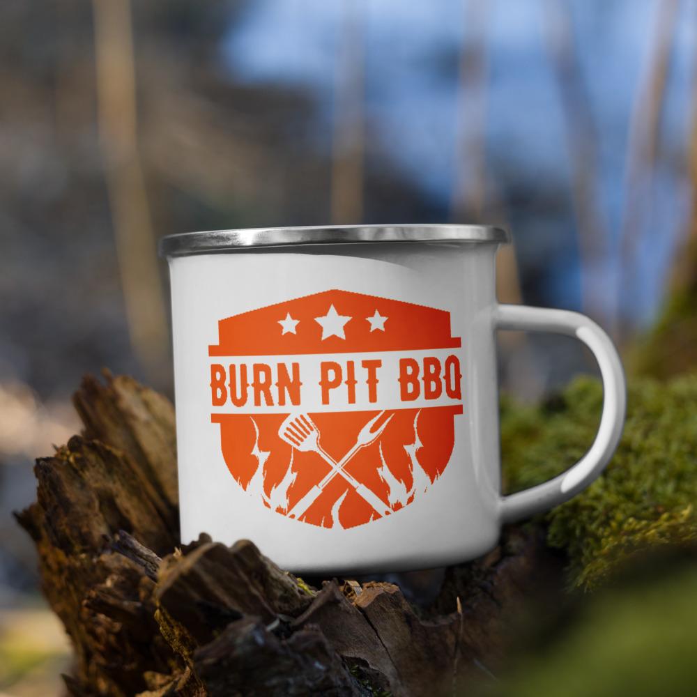 Burn Pit BBQ Enamel Mug