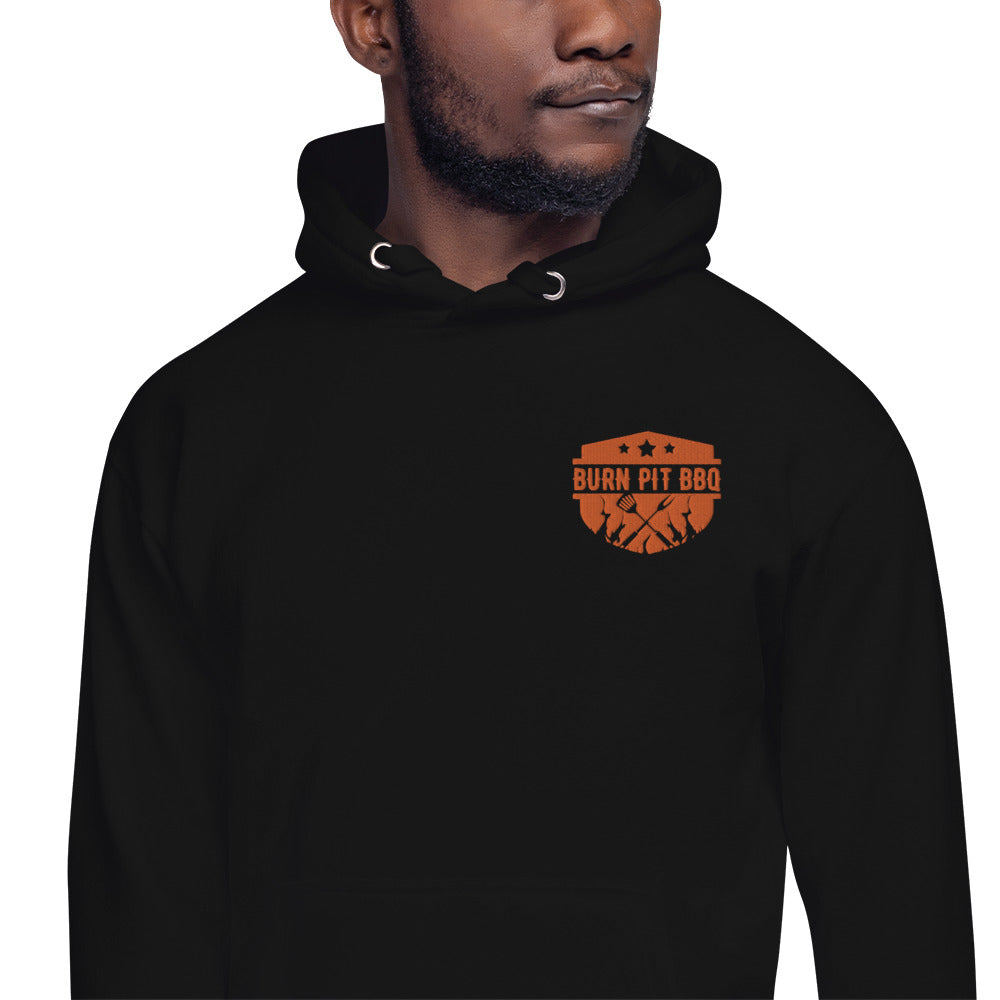 Burn Pit BBQ Embroidered Hoodie