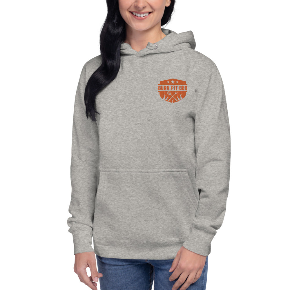 Burn Pit BBQ Embroidered Hoodie