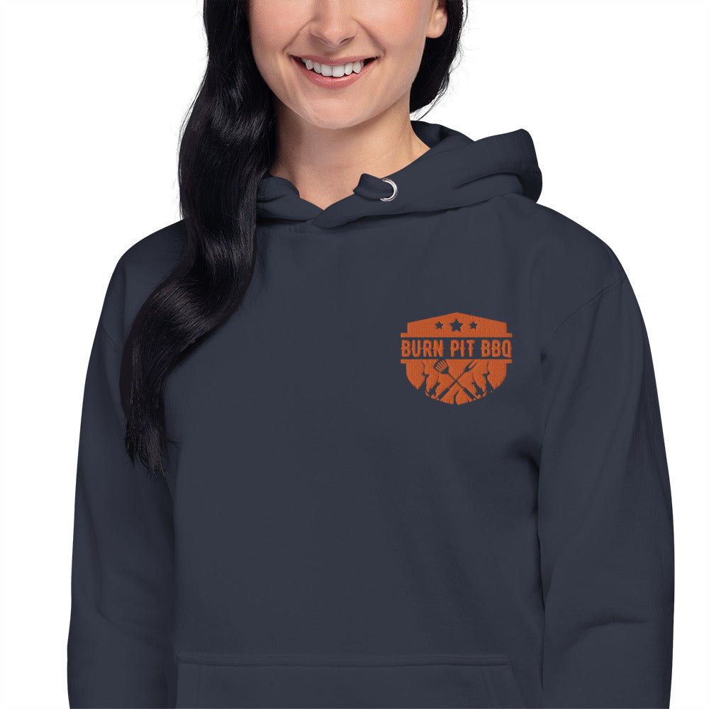 Burn Pit BBQ Embroidered Hoodie