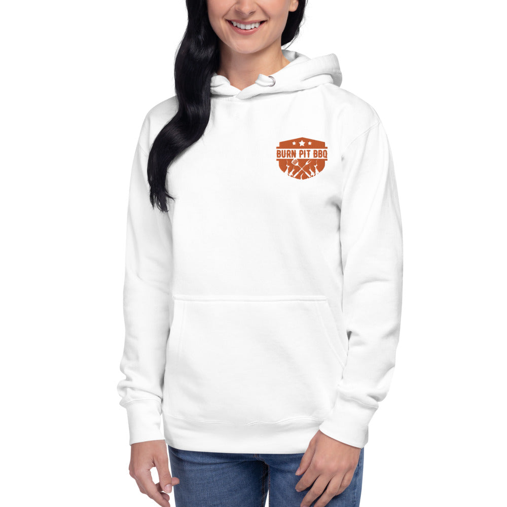 Burn Pit BBQ Embroidered Hoodie