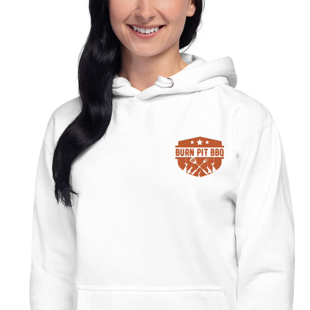 Burn Pit BBQ Embroidered Hoodie