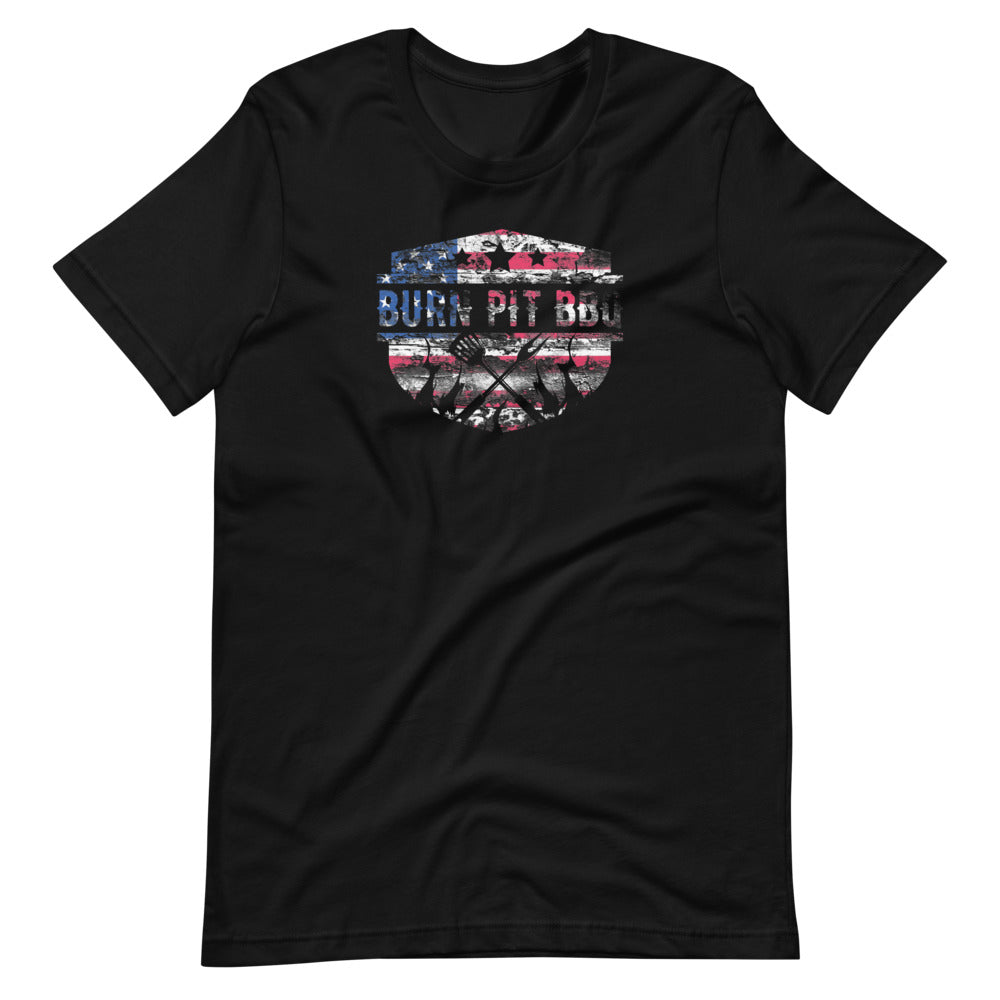 Burn Pit BBQ American Flag T